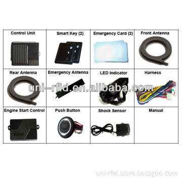 The latest technology- RFID car alarm Passive keyless entry